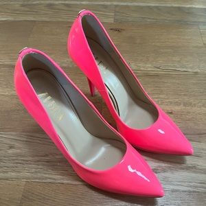 Hot pink Barbie heels- Zebra brand- 38 great condition